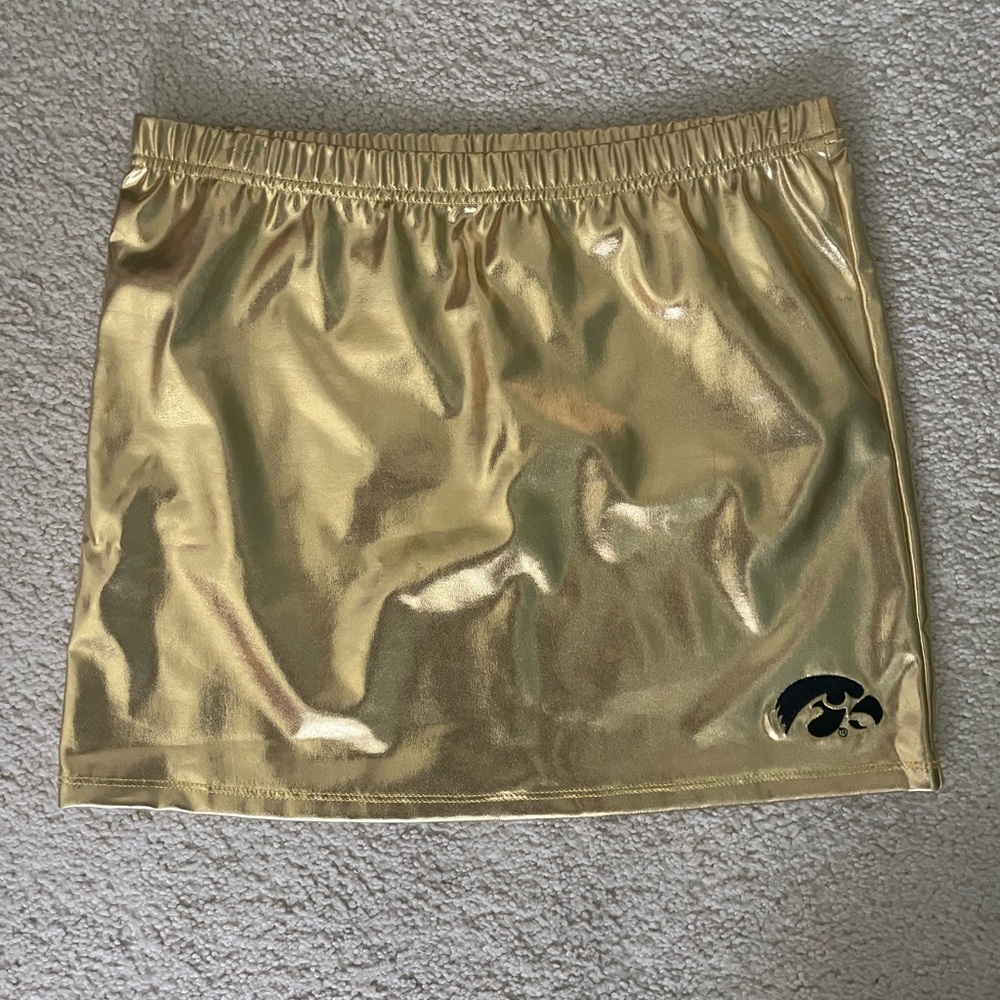 IOWA university gold mini skirt